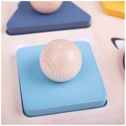 Bigjigs Noppenpuzzel Bosdieren - FSC 100%