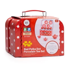 Porseleinen Theeservies in Opgbergkoffer, 12dlg.>Bigjigs Clearance