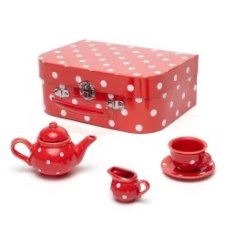 Porseleinen Theeservies in Opgbergkoffer, 12dlg.><noscript><img width=