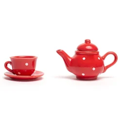 Porseleinen Theeservies in Opgbergkoffer, 12dlg.><noscript><img width=