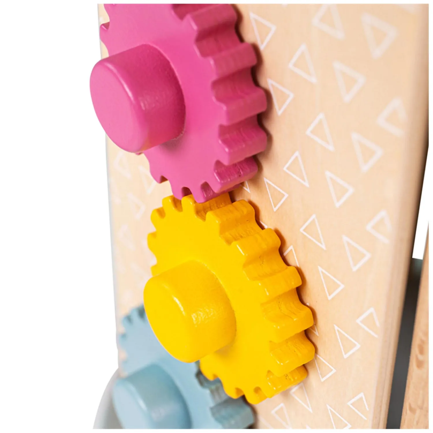 Bigjigs Rollende Activiteitenbox en Vormenstoof van Hout, 5dlg.