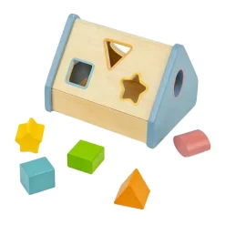 Bigjigs Vormenstoof-huisje, 5dlg. Hot