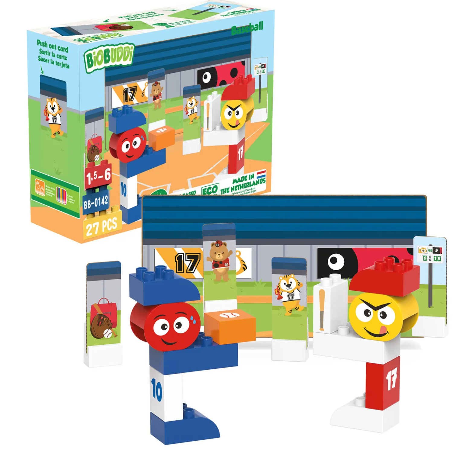 Bouwset Honkbal - 27dlg.-BiOBUDDi