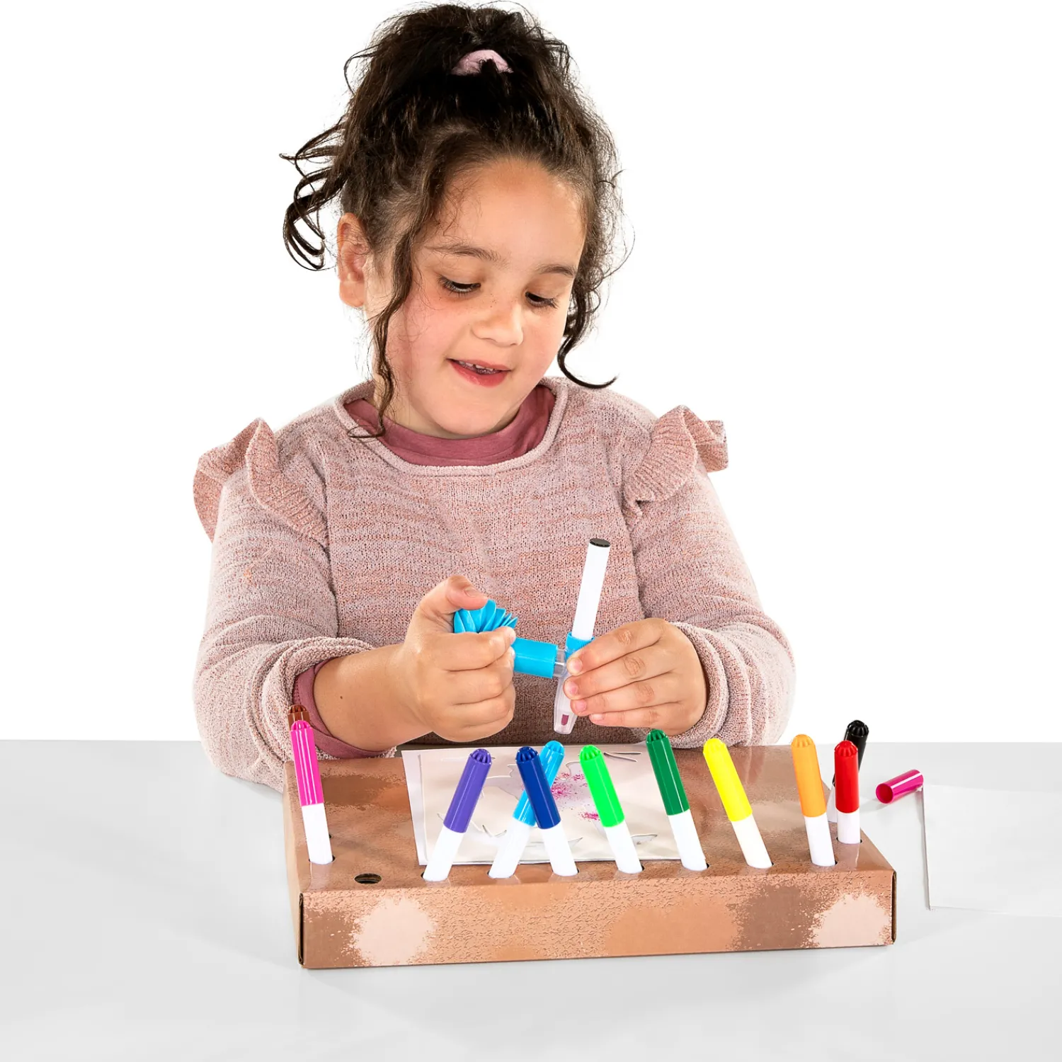 Blaaspennenset met Pompje Dinosaurus New