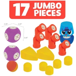 Magnetische Foam Blokken Dieren, 17dlg.-Blockaroo Sale