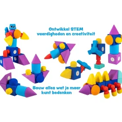 Blockaroo Magnetische Foam Blokken Boot Box, 10dlg. Clearance