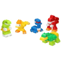 Blokjes Bouwset Dino in Opbergbox - 84dlg. Best