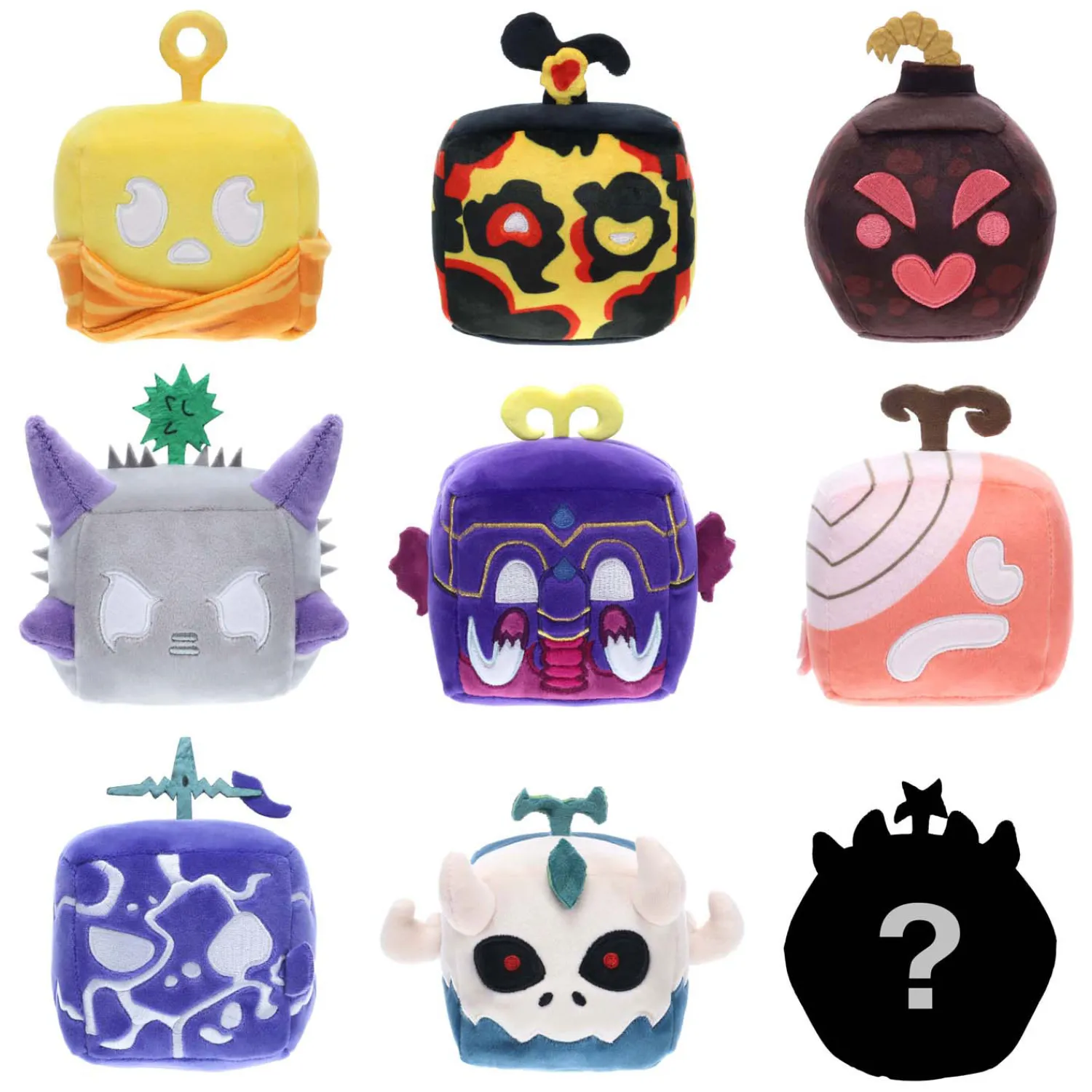 Boti Blox Fruit Verzamelbare Knuffel Pluche, 10cm Clearance