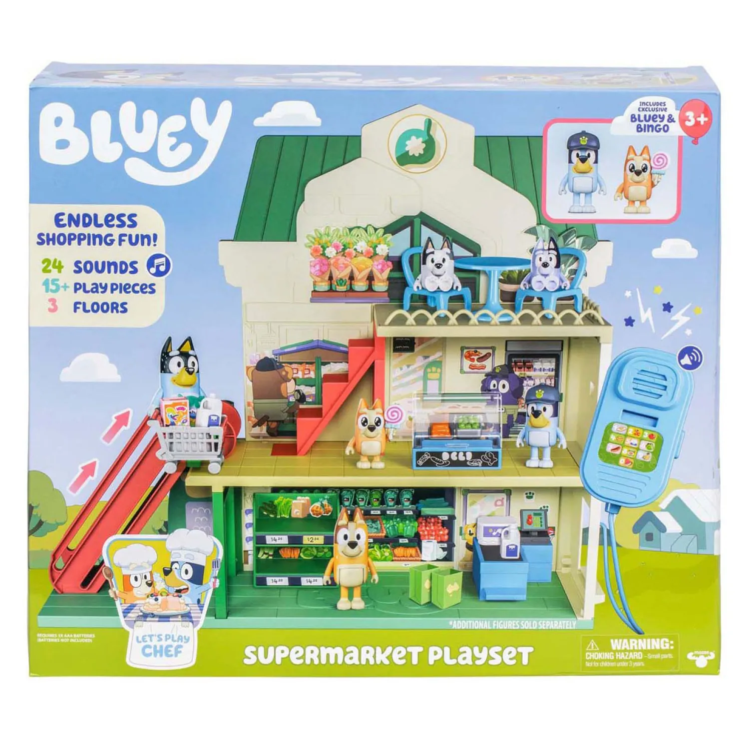 Spectron Bluey Lets Play Chef - Supermarkt Speelset Best
