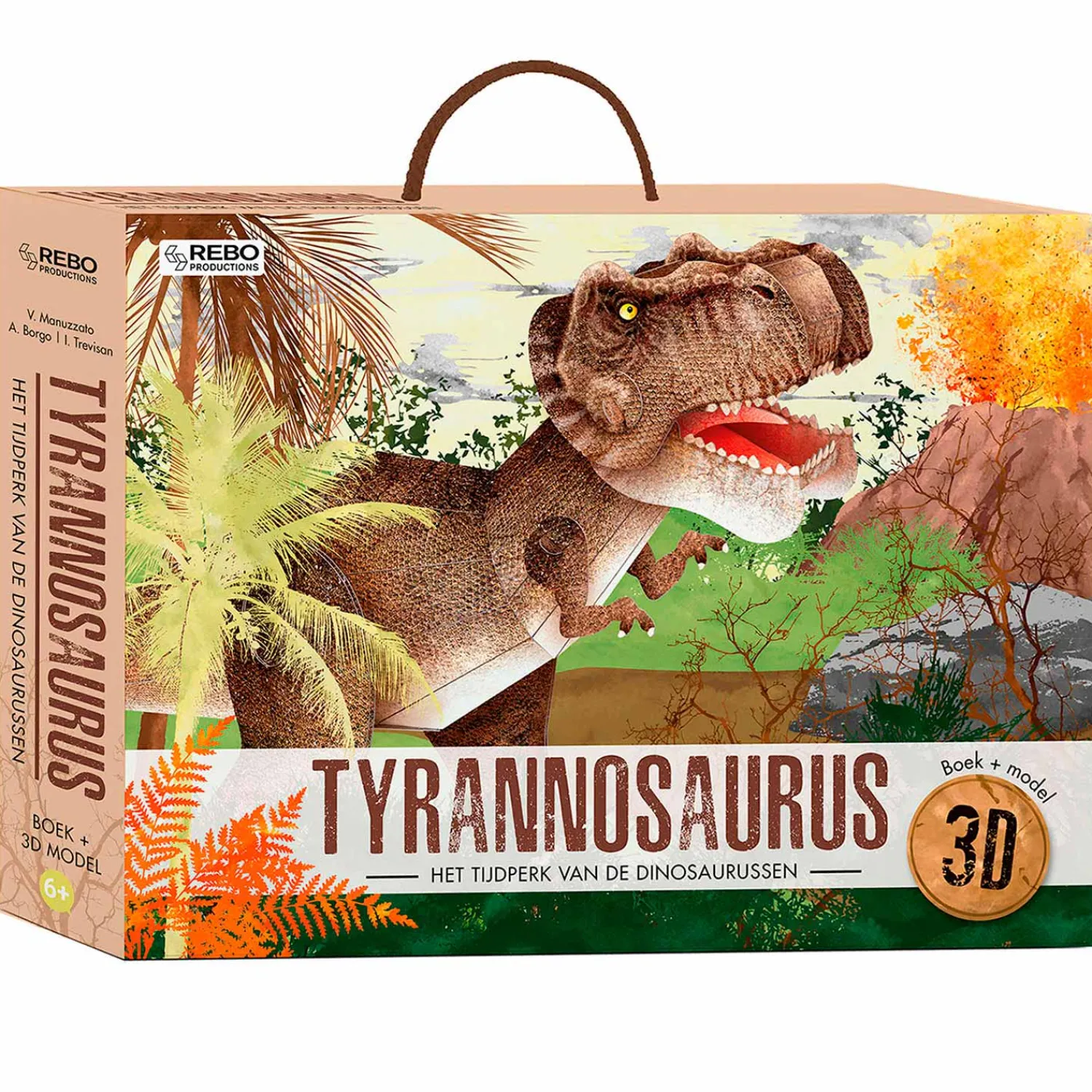 Boek + 3D Model Tyrannosaurus>Rebo Publishers Clearance
