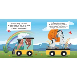Lantaarn Publishers Boek en Puzzeltrein Babydieren Sale