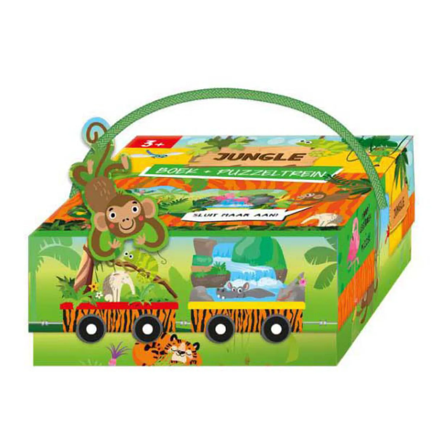 Boek en Puzzeltrein Jungle-Lantaarn Publishers Clearance