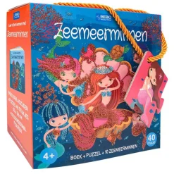 Rebo Publishers Boek, Puzzel + 10 Figuren - Zeemeermin Outlet