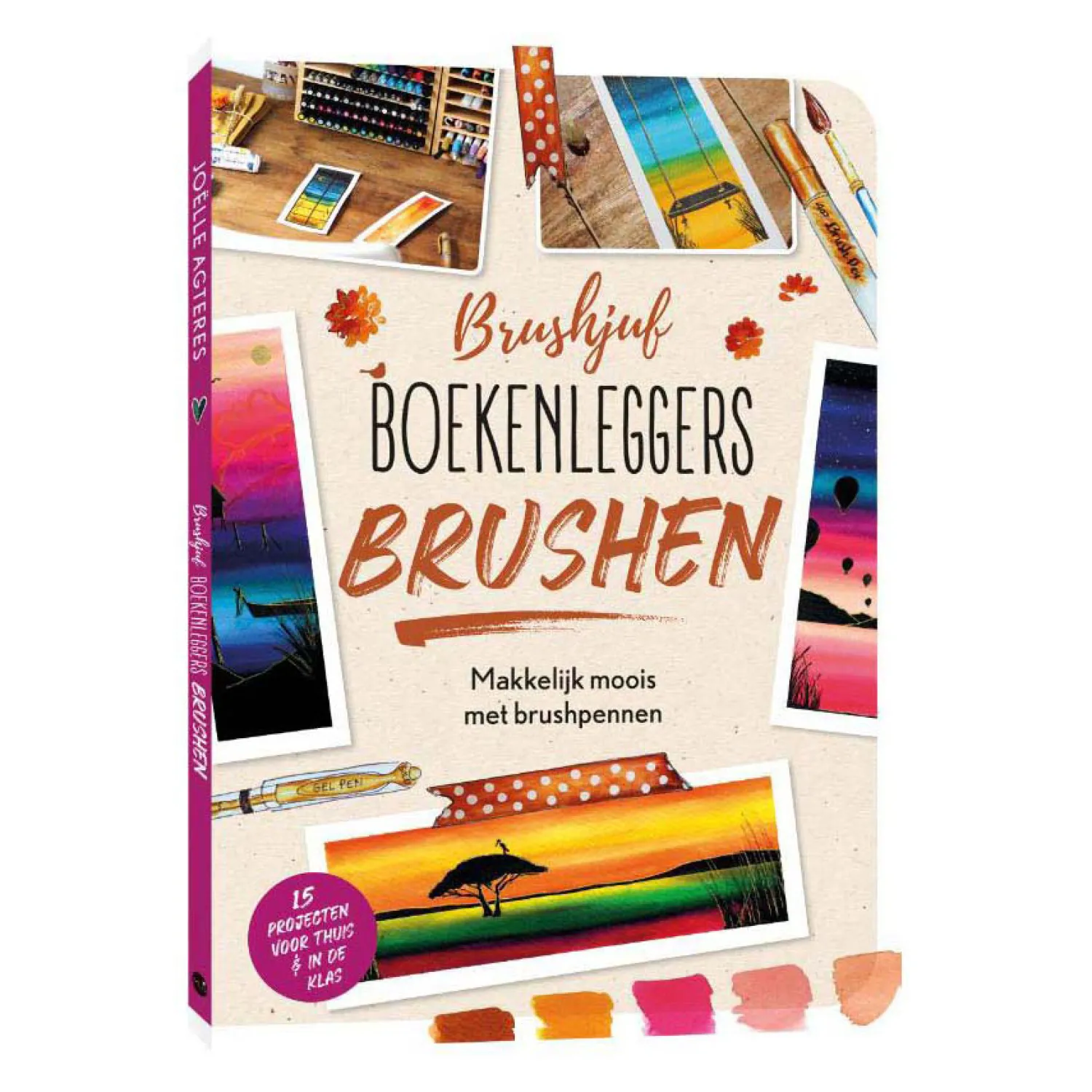 Boekenleggers Brushen - Technieken en 15 Projecten-Uitgeverij Kluitman New