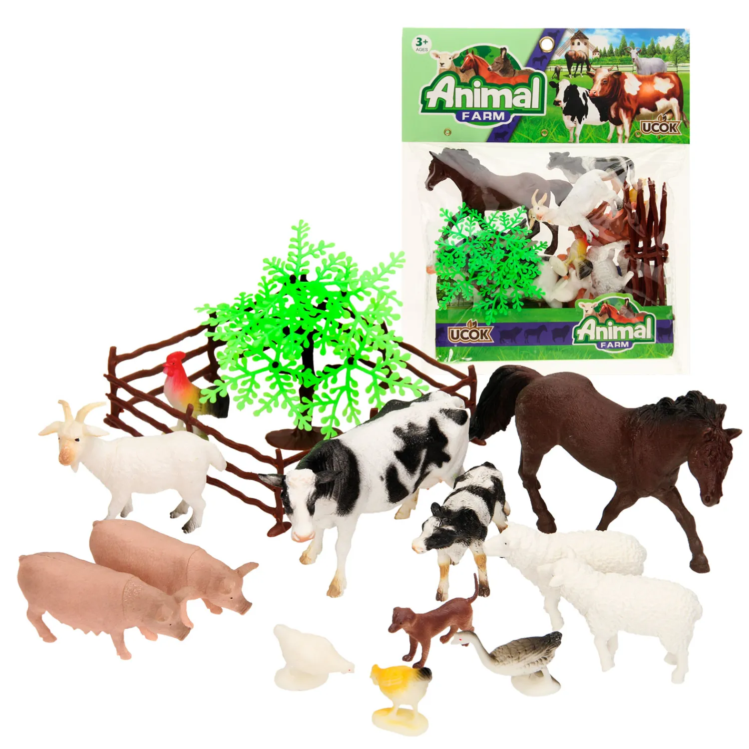 Boerderij Speelset, 18dlg New