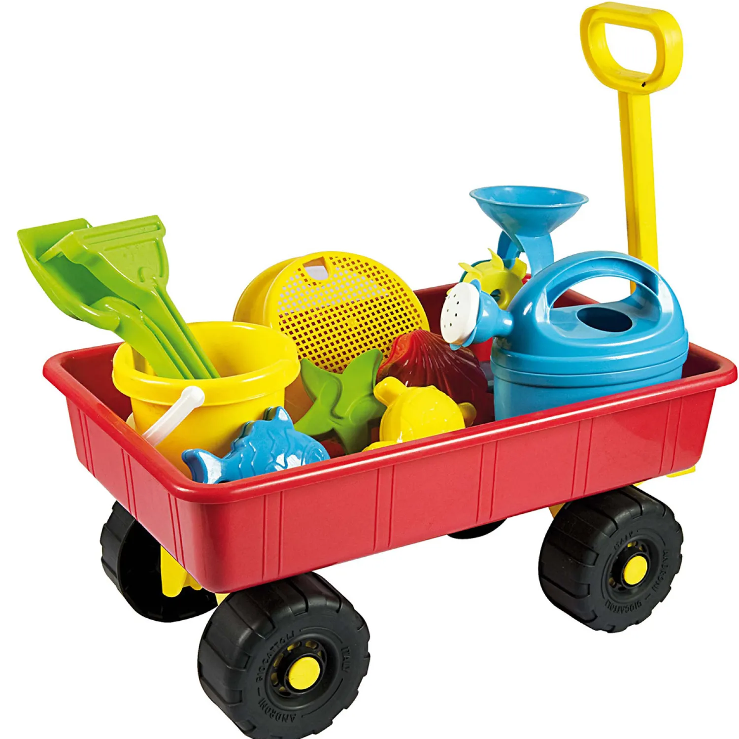 Bolderkar met Zandspeelgoed>Androni Online