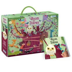 Boom Vol Dieren - Boek + Puzzel-Rebo Publishers Clearance