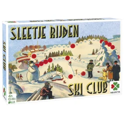 Selecta Bordspel Spellen van toen - Sleetje Rijden/Ski Club Outlet