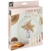 Borduurset Vaas met Bloemen-Creative craft group New