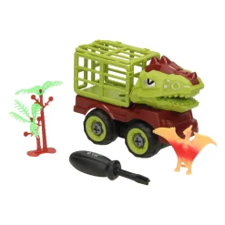 Bouw Auto Dino met Kooi- Best