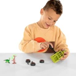 Bouw Auto Dino met Kooi- Best