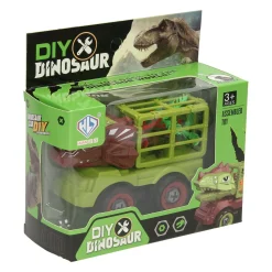 Bouw Auto Dino met Kooi- Best