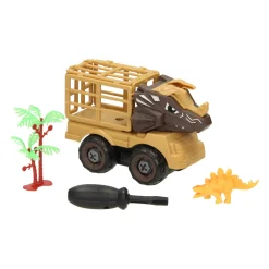 Bouw Auto Dino met Kooi- Best