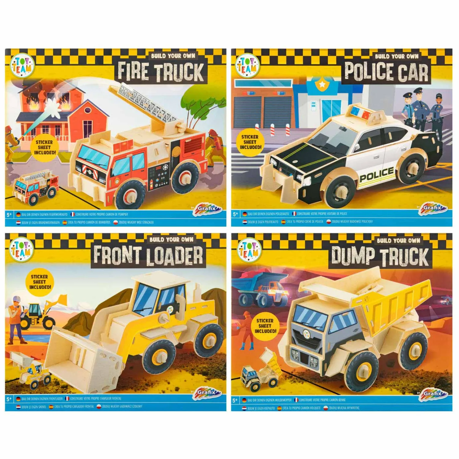 Bouw je eigen Houten 3D-Voertuig>Creative Craft Group New