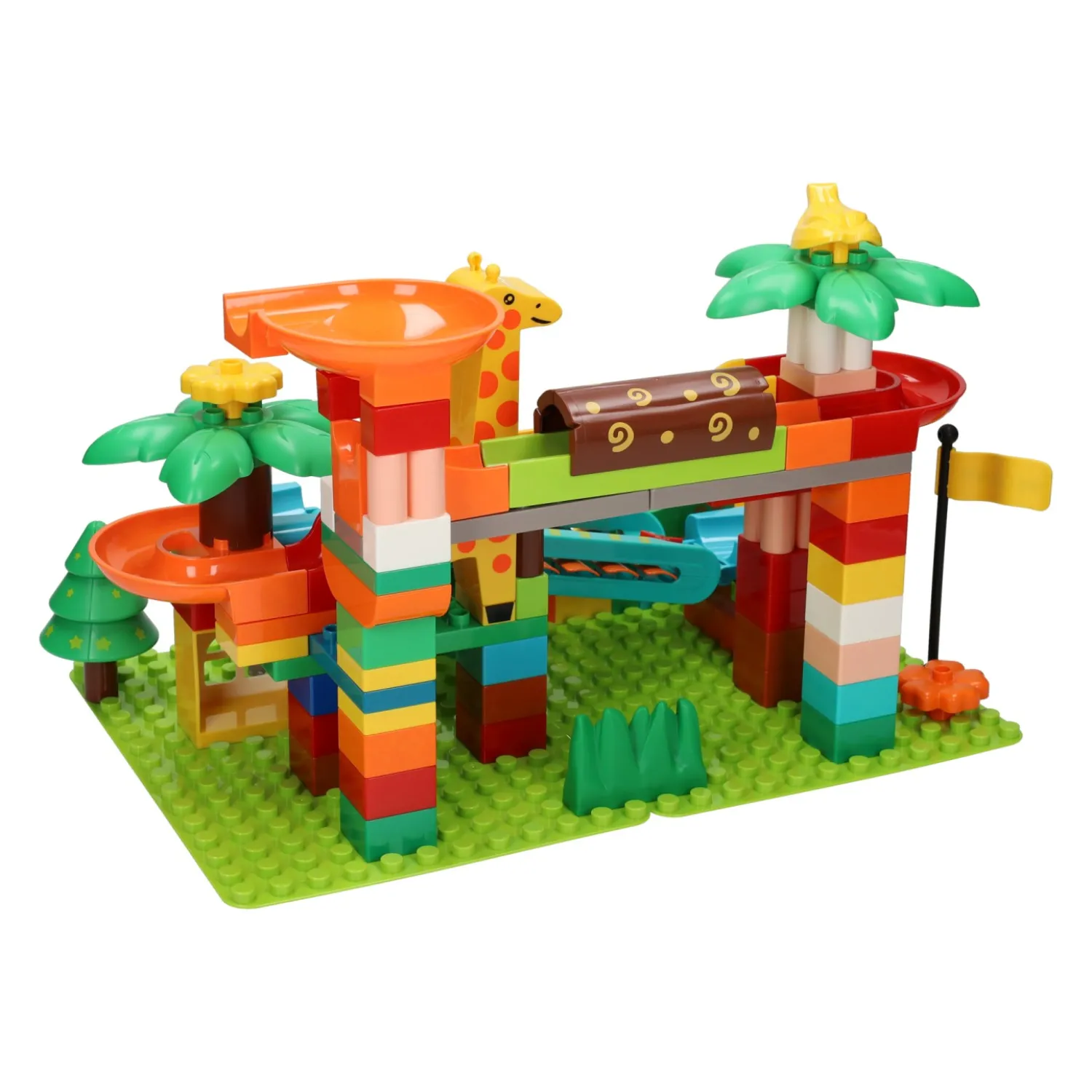 Bouwblokken Muzikale Ballenbaan Jungle - 109dlg.- Outlet