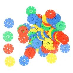 Bouwschijfjes, 75st. Clearance