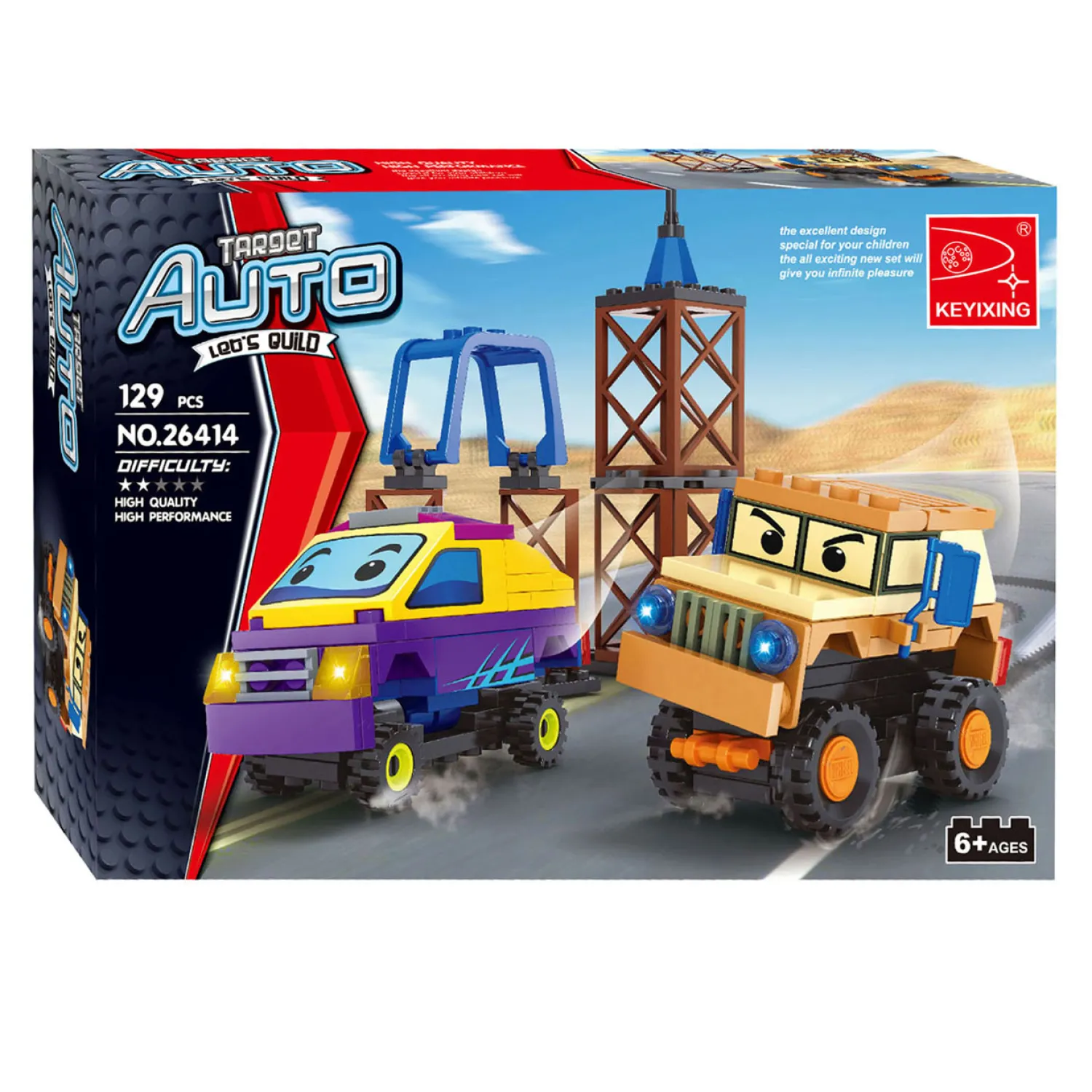 Bouwset Auto - 129dlg.>