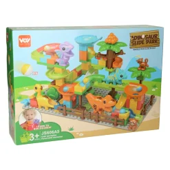 Bouwset Blokken en Knikkerbaan Dino- Clearance