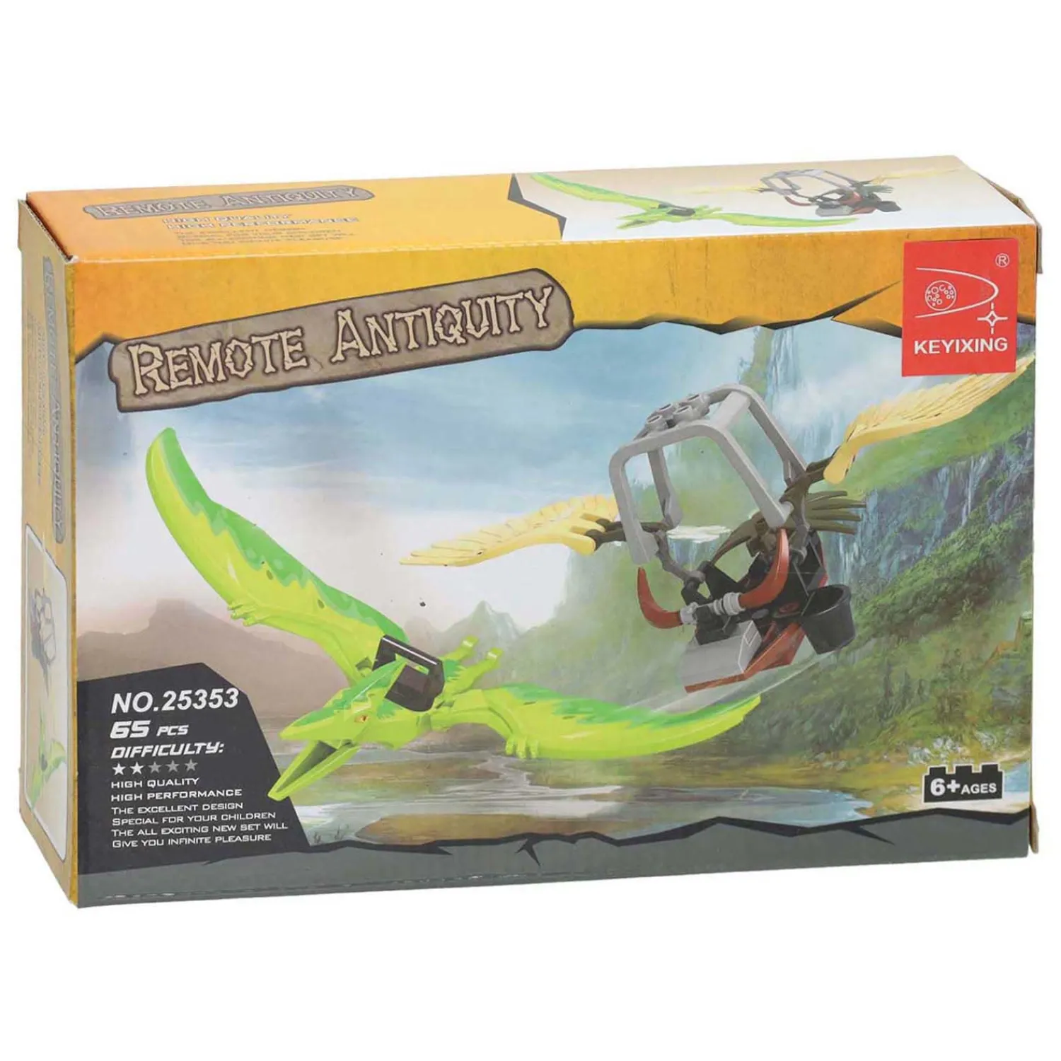 Bouwset Dino Vliegmachine - 65dlg. Hot