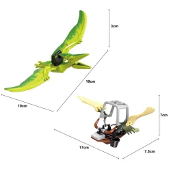 Bouwset Dino Vliegmachine - 65dlg. Hot