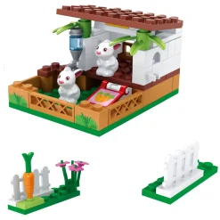 Bouwset Konijnen Verzorgplaats - 73dlg.- Online