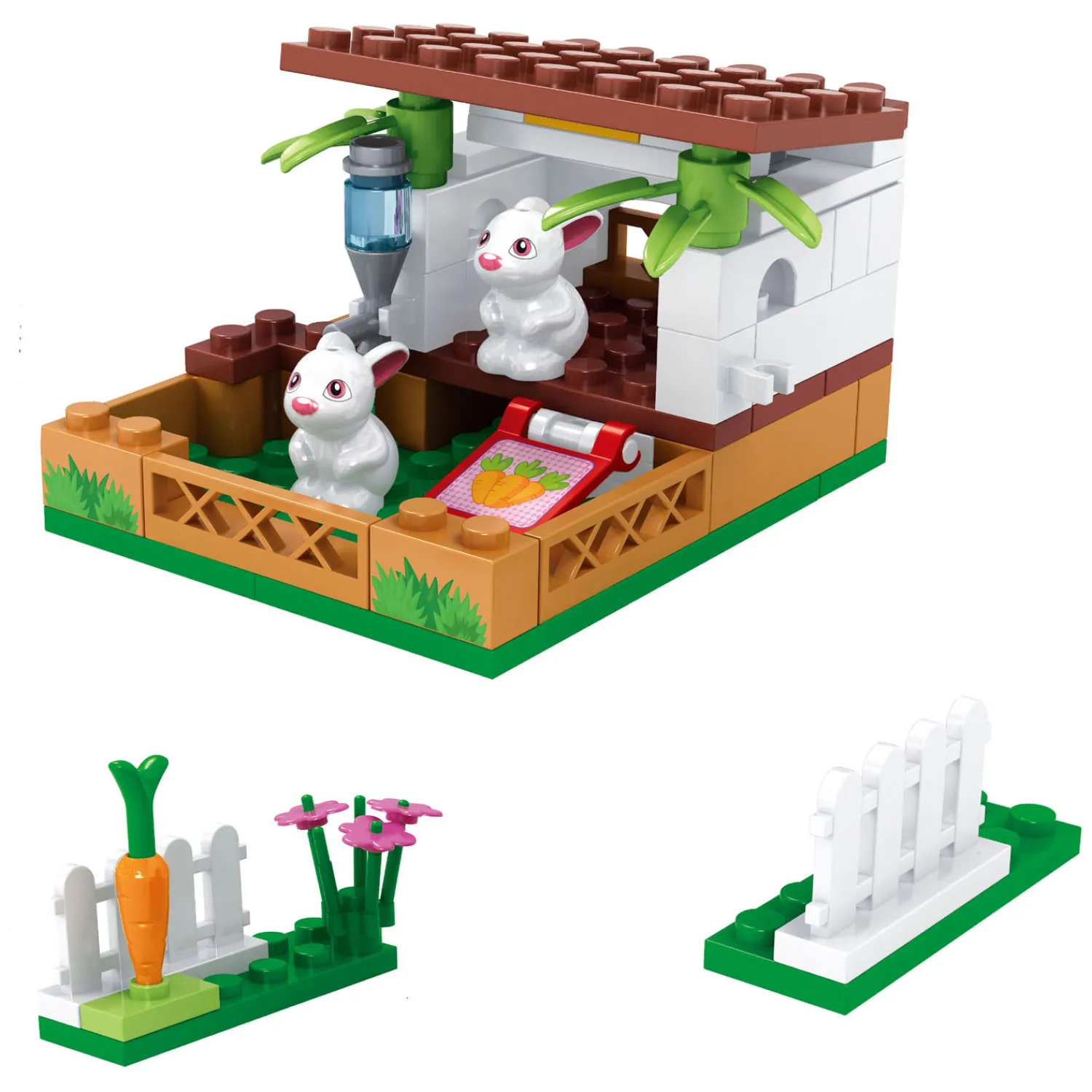 Bouwset Konijnen Verzorgplaats - 73dlg.- Online