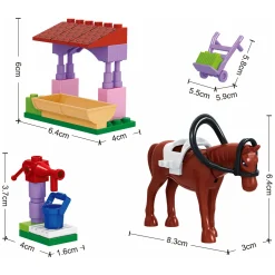 Bouwset Paarden Verzorging - 45dlg.- Best