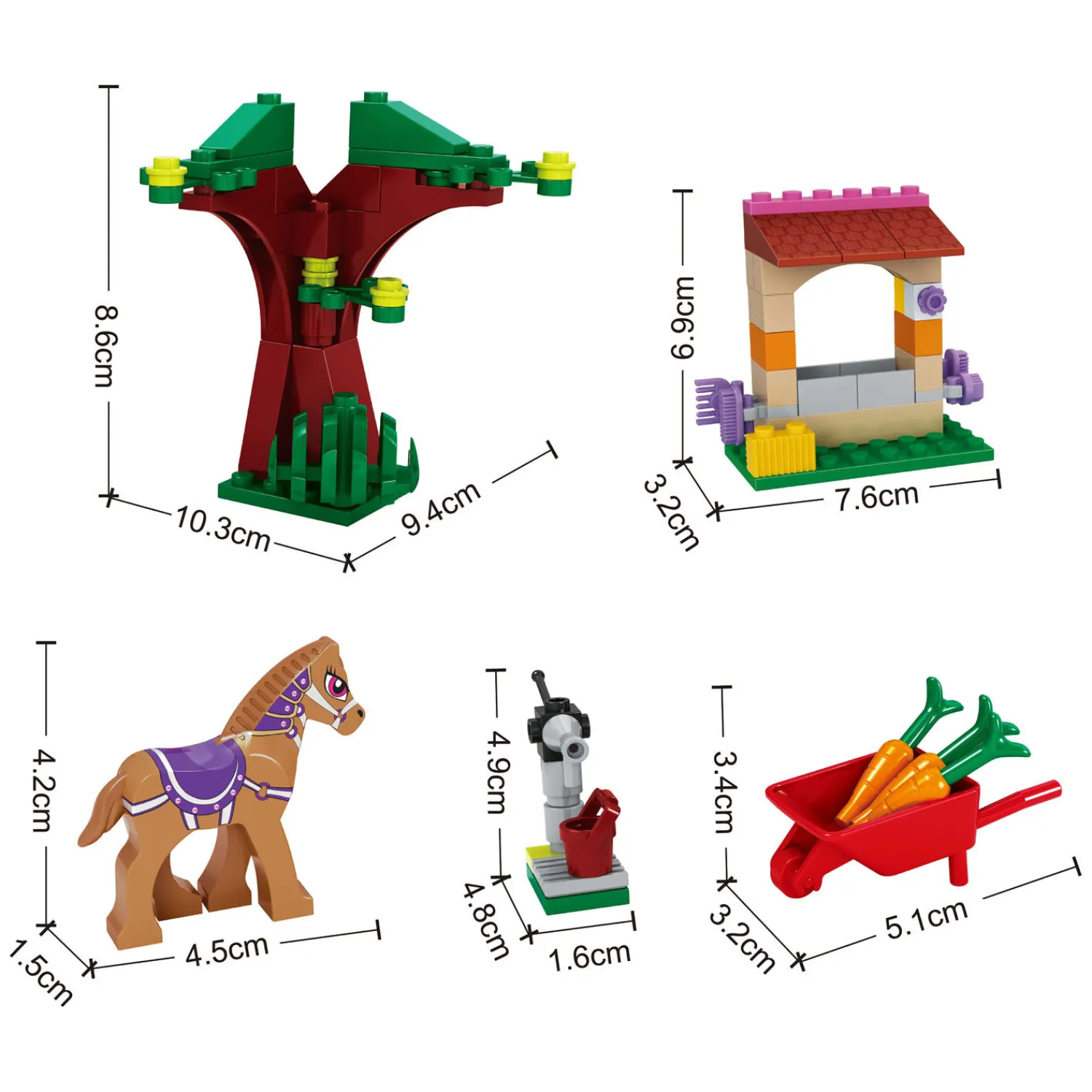 Bouwset Pony Boerderij - 79dlg.> Hot