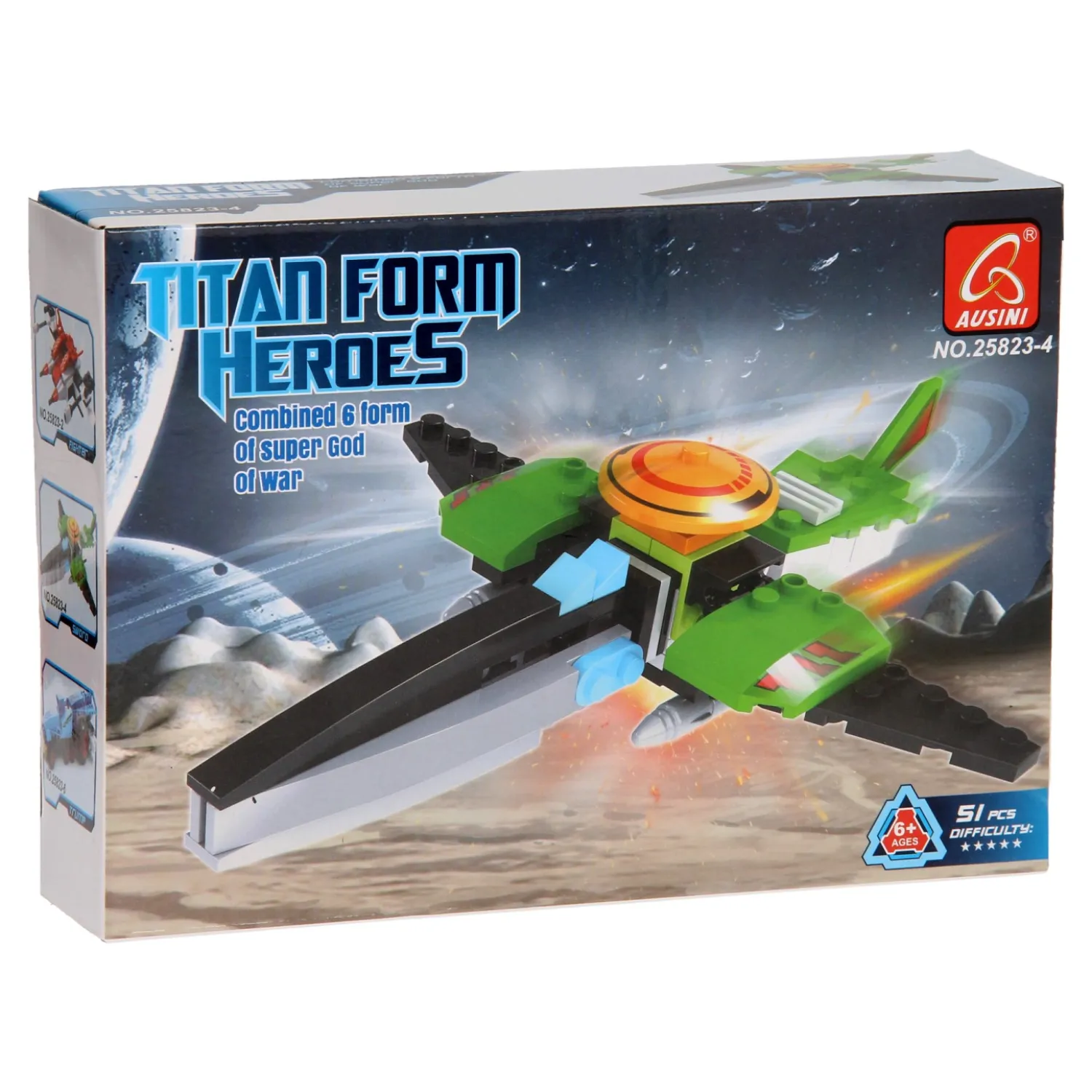 Bouwset Titan Heroes - Space Groen, 51dlg.> Sale