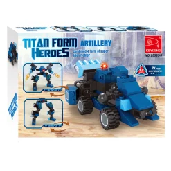 Bouwset Titan Transformeer Blauw - 71dlg. Hot