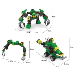 Bouwset Titan Transformeer Groen - 76dlg.><noscript><img width=