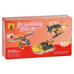 Bouwset Vliegtuigen en Boot 3in1 - 52dlg.> Sale