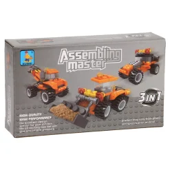 Bouwset Werkvoertuigen 3in1 - 57dlg.