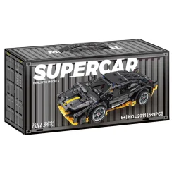 Bouwsteentjes Set Pull Back Sport Auto - 589dlg.- Hot