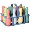 Bowlingset Pastel in Houder, 12dlg.-