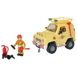 Brandweerman Sam Mountain 4x4 Jeep met Figuur-Simba Best