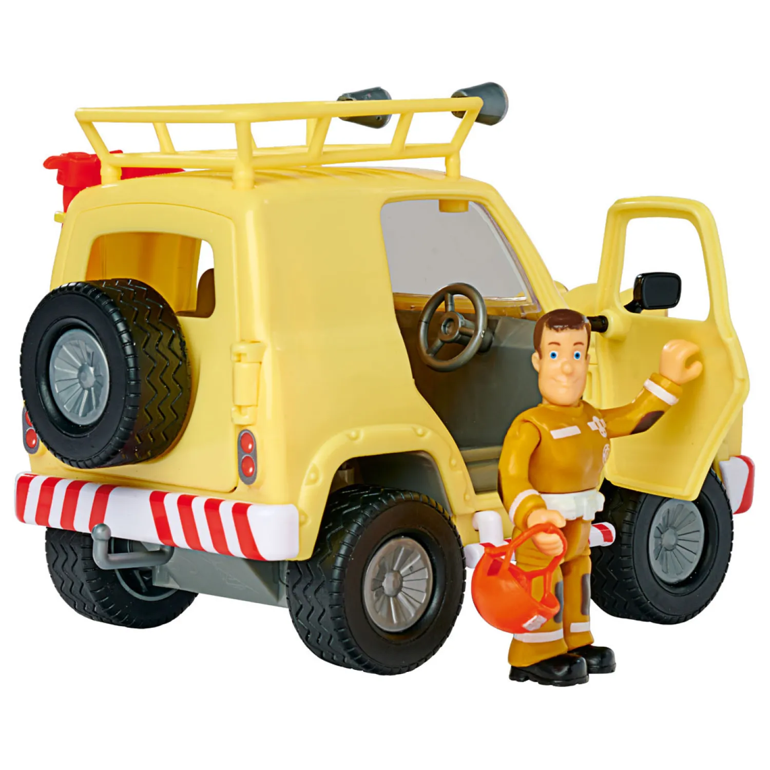 Brandweerman Sam Mountain 4x4 Jeep met Figuur-Simba Best