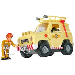 Brandweerman Sam Mountain 4x4 Jeep met Figuur-Simba Best