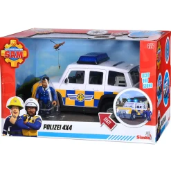 Simba Brandweerman Sam Politieauto met Speelfiguur Online