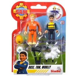 Simba Brandweerman Sam Speelfiguren - Rose, Tom, Woolly Best